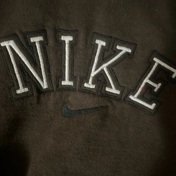 nike vintage brown hoodie size S men - Picture 2 of 3